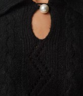 Свитер с воротником  AMU-3900A499