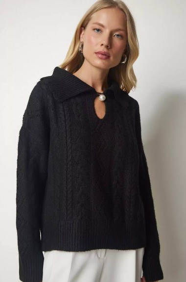 Свитер с воротником  AMU-3900A499