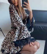 Платье с модным принтом  FL-2064A650