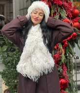 Комплект повязка и шарф лама  SOL-3040.1A700