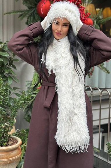 Комплект повязка и шарф лама  SOL-3040.1A700