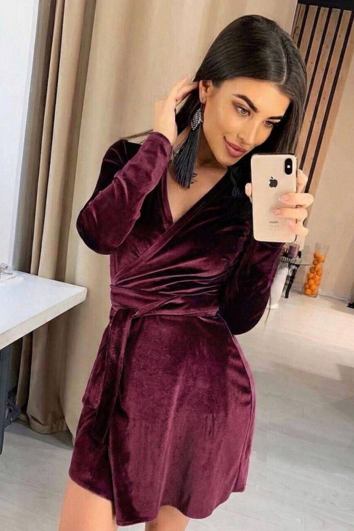 Оксамитова сукня  IPO-215A349 