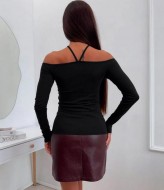 Лонгслив с открытыми плечами  SPL-7078A250