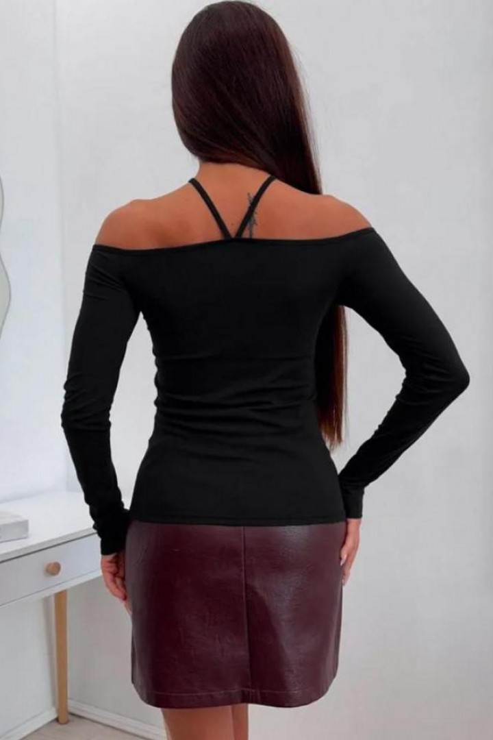 Лонгслив с открытыми плечами  SPL-7078A250