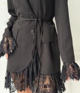 Сукня  піджак з мереживом MIL-175A700