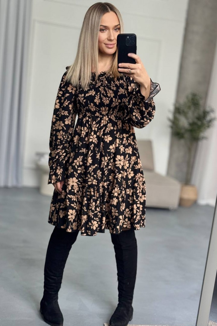 Платье с цветочным принтом IMMA-401.1A580