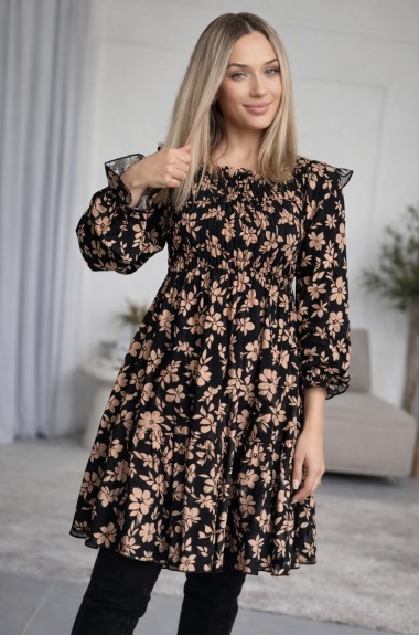 Сукня з квітковим принтом IMMA-401.1A580 Сукня з квітковим принтом IMMA-401.1A580