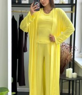 Костюм тройка женский с кардиганом  LOU-1526A880