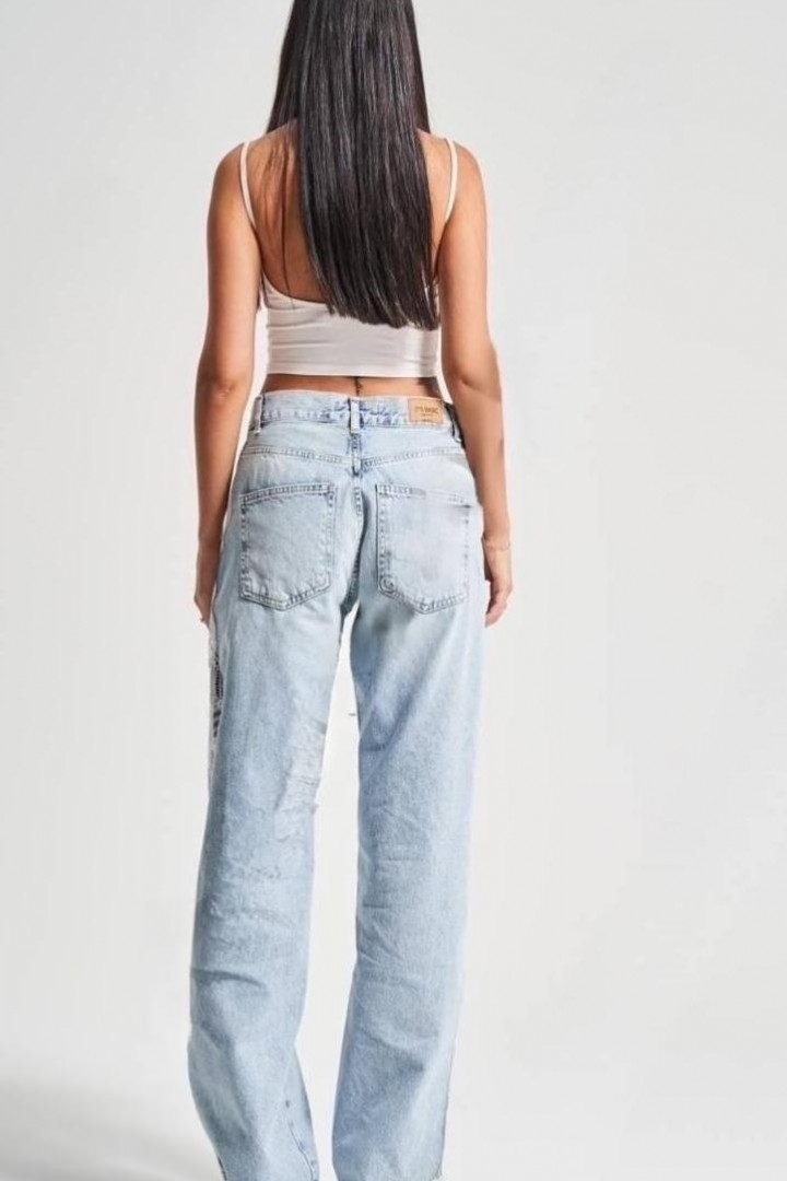 Джинси з мереживом AMU-3654A999 