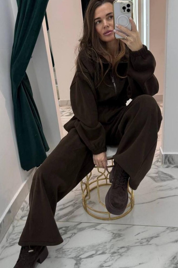 Стильний тёплий комбез  JW-406A580 