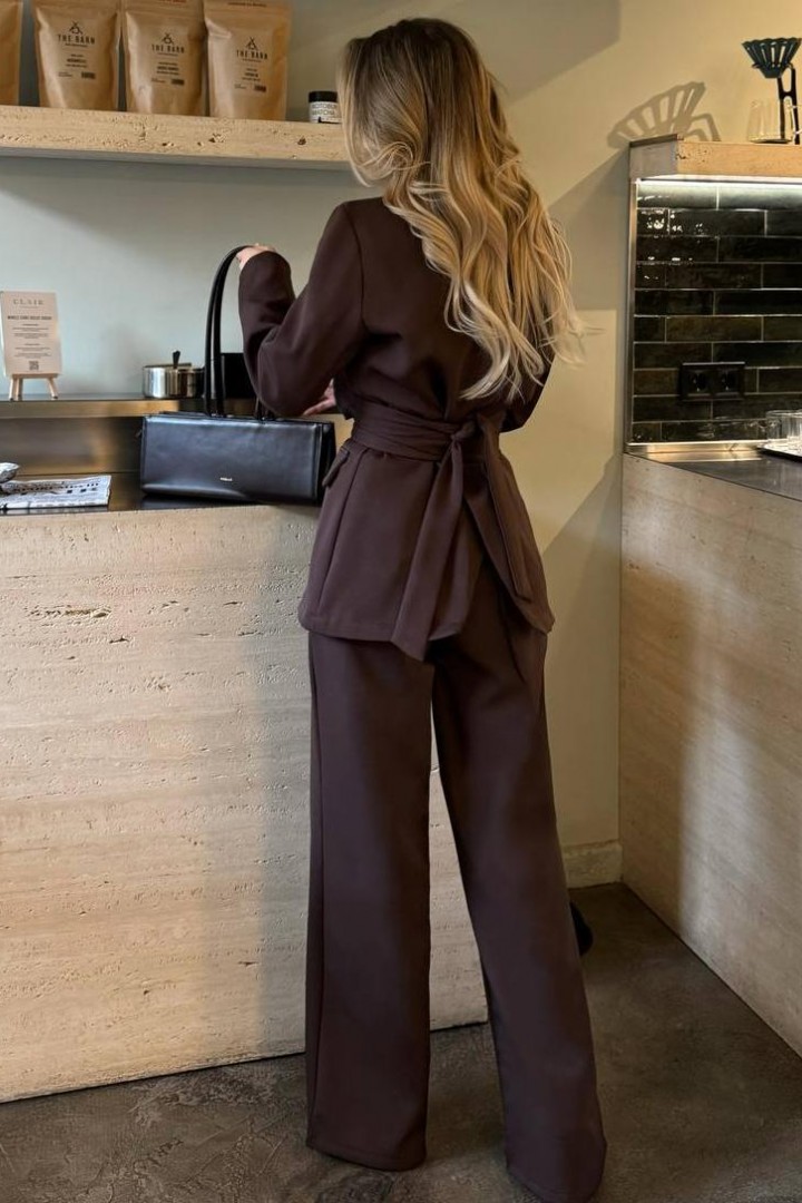 Костюм с брюками и  поясом SPL-7098A1050