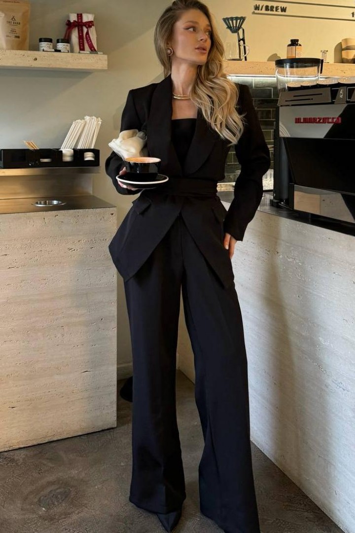 Костюм с брюками и  поясом SPL-7098A1050