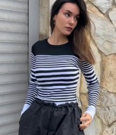 Свитер в полоску  ZAB-5831A325