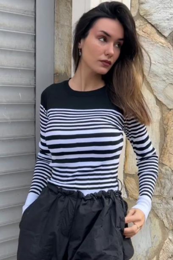 Свитер в полоску  ZAB-5831A325