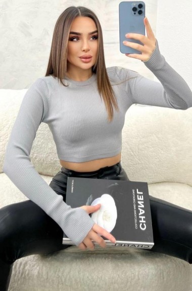 Свитер в рубчик ZAB-6548A300 Свитер в рубчик ZAB-6548A300