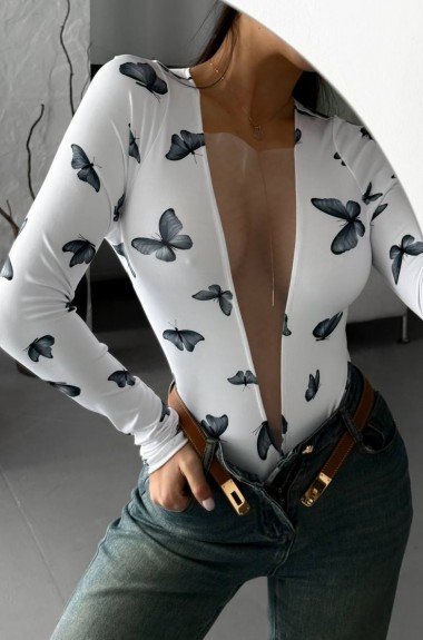 Боди женское сетка  EST-5925A420