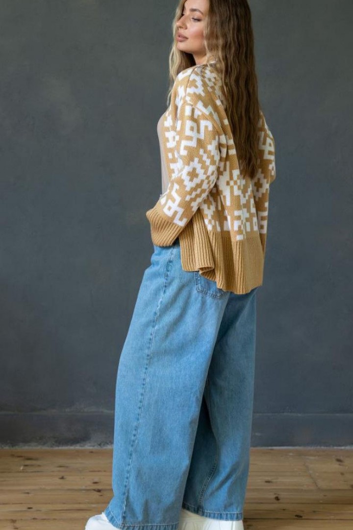 Кардиган с поясом ZAB-1111A625