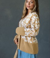 Кардиган с поясом ZAB-1111A625