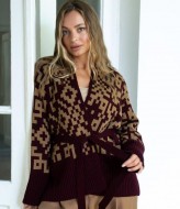 Кардиган с поясом ZAB-1111A625