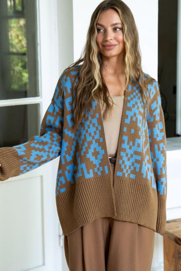 Кардиган с поясом ZAB-1111A625