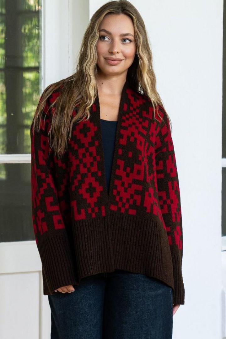 Кардиган с поясом ZAB-1111A625