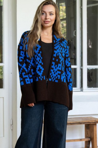 Кардиган с поясом ZAB-1111A625