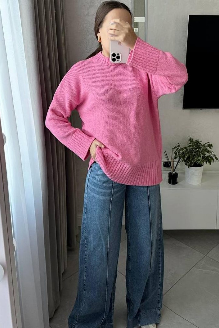 Вязаный свитер   AMU-4737A599