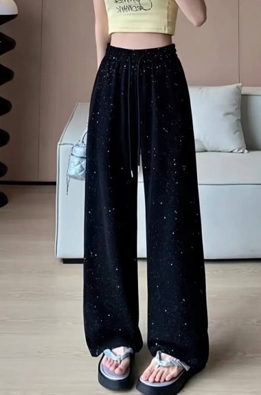 Широкие штаны с камушками  JK-2026A399