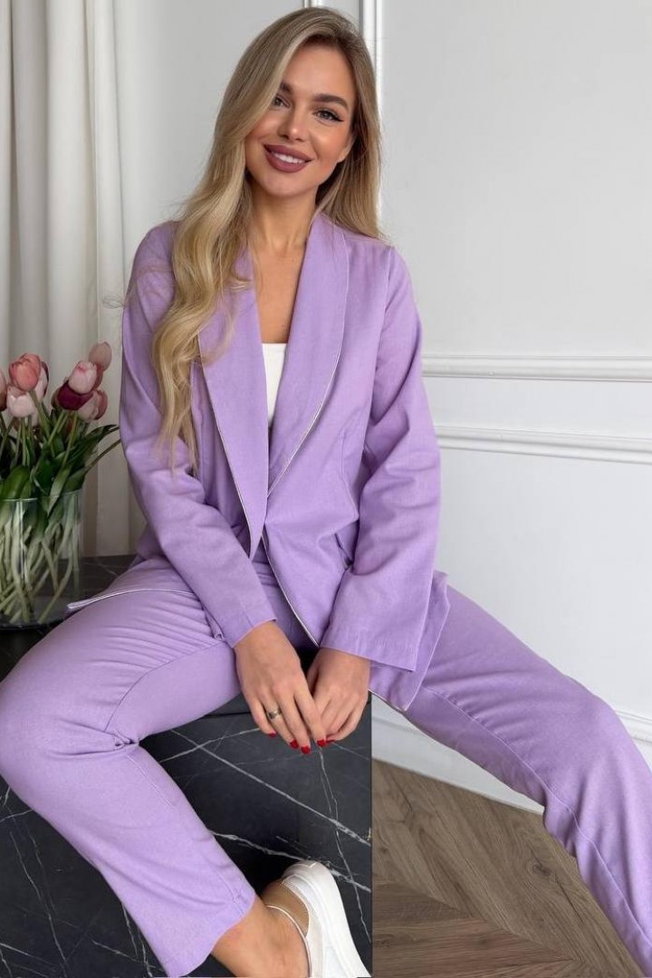 Льняной костюм  BAV-2602A890