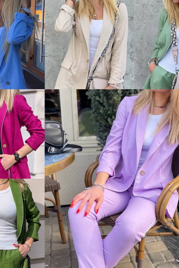 Льняний костюм  BAV-017A850