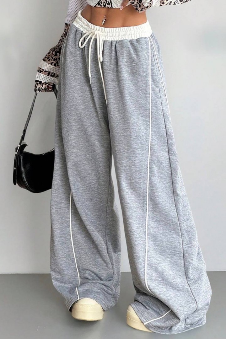 Штаны с широким поясом  JK-0048A499 