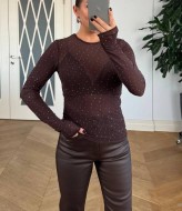 Прозорий  лонгслів  AMU-1484A399 