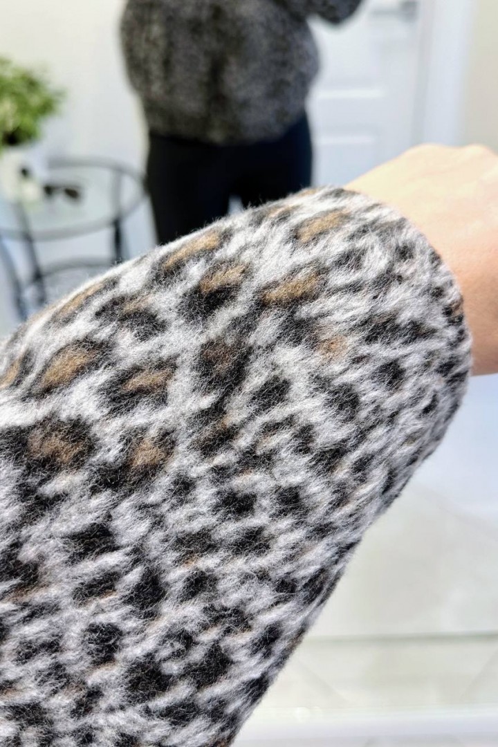 Бомбер женский с мехом  AMU-1414A1050