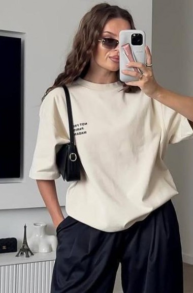 Футболка оверсайз  MEB-260A330