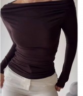 Лонг с вырезом лодочка HOU-414A299