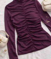 Лонгслив со сборкой HOU-415A299