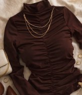 Лонгслив со сборкой HOU-415A299