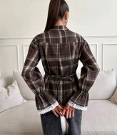 Сорочка з корсетною спинкою VOL-734A600