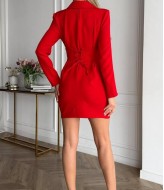 Платье с имитацией корсета SF-5703A600