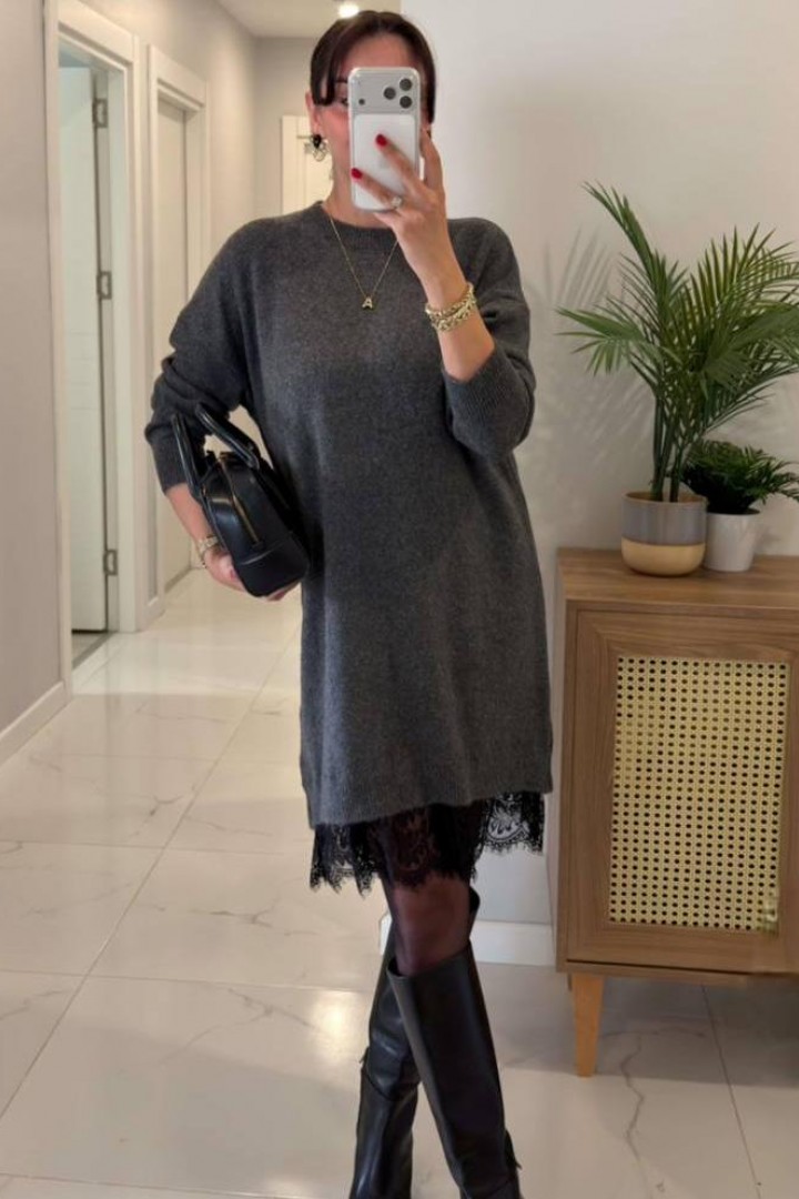 Сукня з мереживом  AMU-956A550 