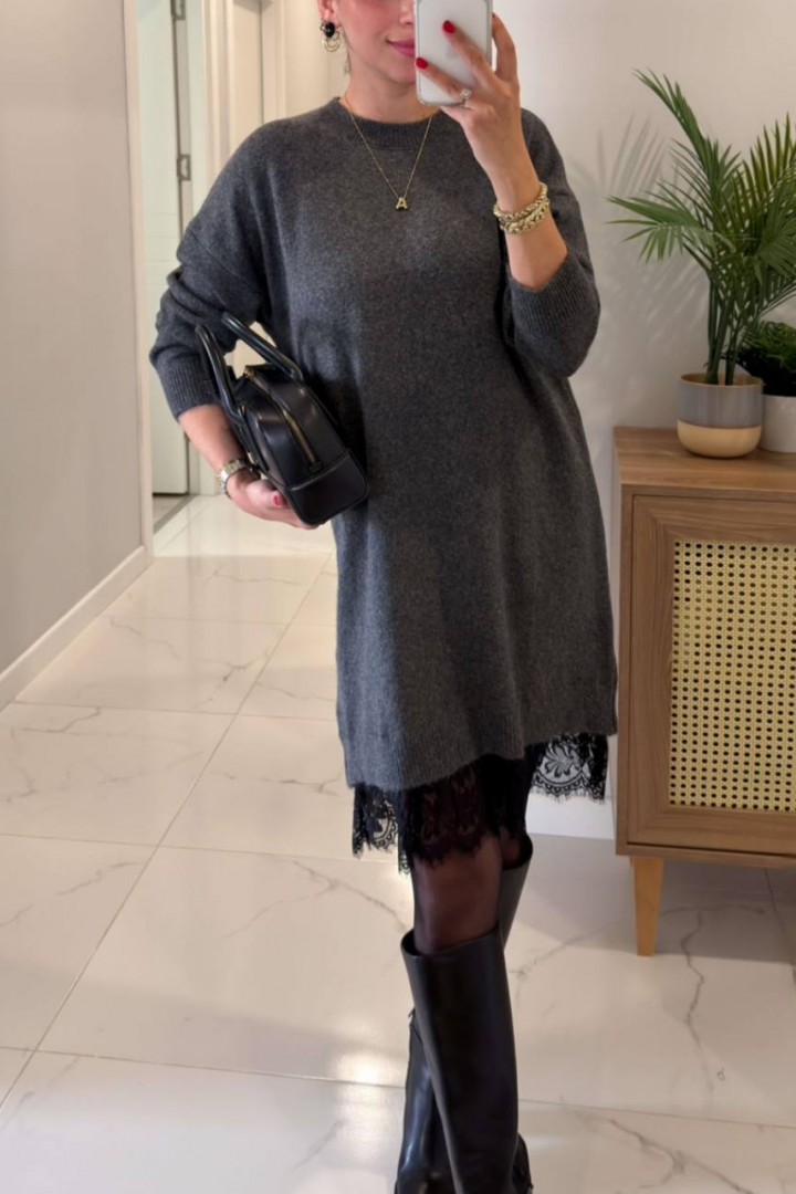 Сукня з мереживом  AMU-956A550 