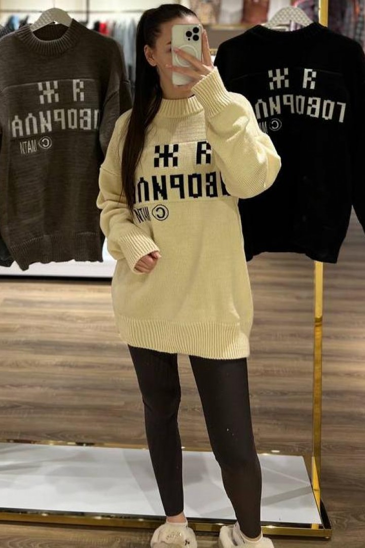 Удлиненный свитер MV-240126A950