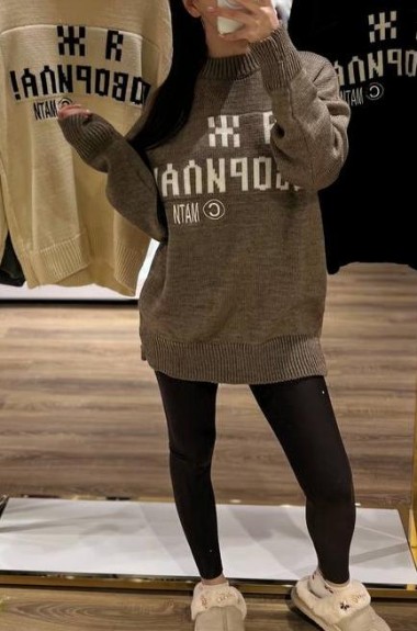 Удлиненный свитер MV-240126A950