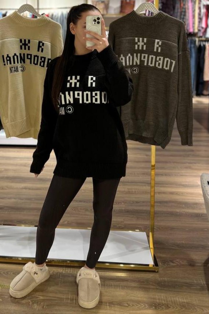 Удлиненный свитер MV-240126A950