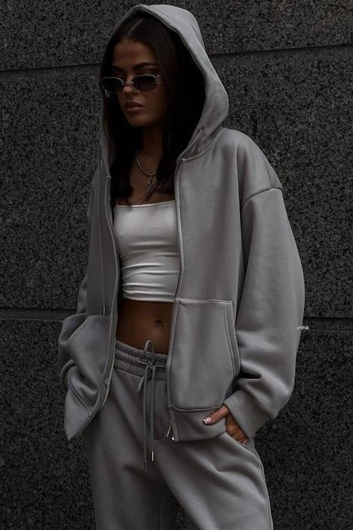 Женский однотоный костюм  IPO-621A450