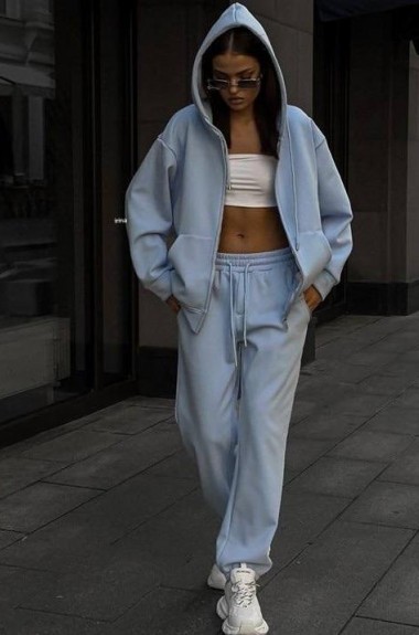 Женский однотоный костюм  IPO-621A450