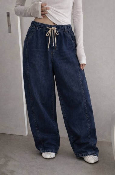 Джинсы на резинке JK- 01015A499