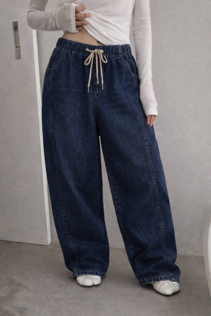 Джинсы на резинке JK- 01015A499