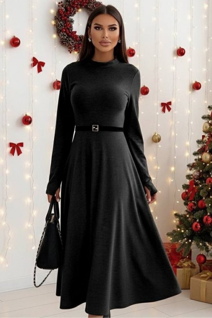 Платье клеш от талии  IO-693A500