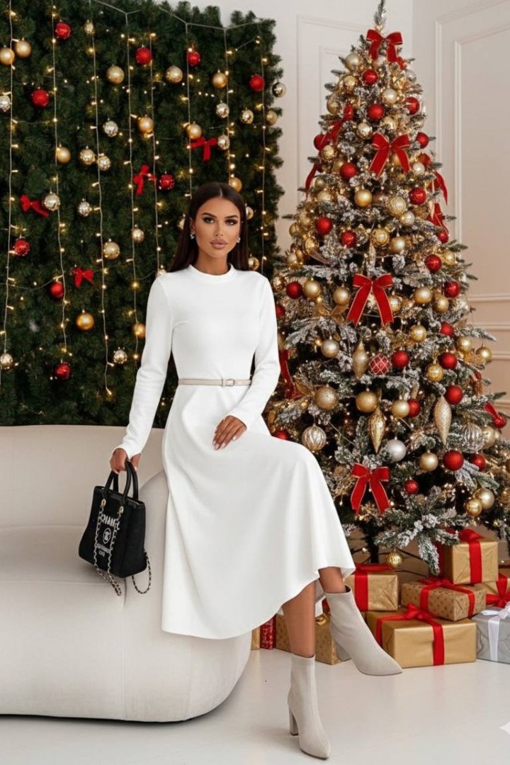 Платье клеш от талии  IO-693A500